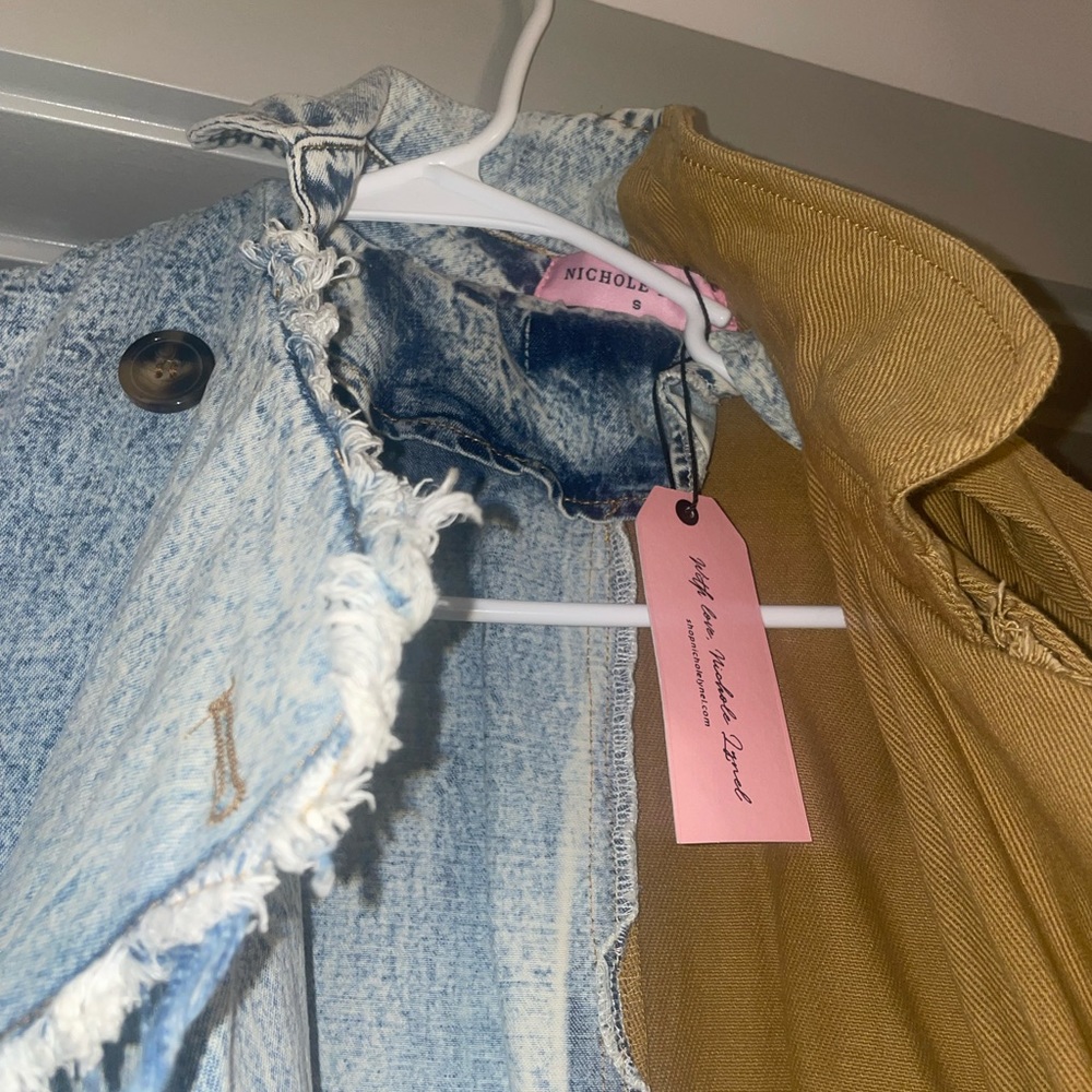 Denim and Mustard Trench Coat. Never Worn, Still with tags. - Picture 5 of 7